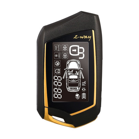 SPY DC 12V Car Smart Key 2 Way Engine Start Lcd Car Alarm System