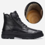 Vanmie Natural Cow Leather Boots Handmade Retro Luxury Ankle Boots for Men