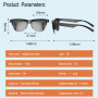 New F06 Smart Bluetooth 5.3 Glasses Anti-Blu-ray Stereo Double Speaker Touch Wireless Bluetooth Sunglasses HiFi Sound Quality