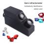 Professional Gemstone Refractometer Jewelry RHG 1.30-1.73 identification Built-in LED Flashlight Diamond Detector Testing Tool