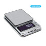 High Precision Jewelry Scale 1000g/600g/200gX0.01g Digital LCD Count Electronic Scale Stainless Pocket Kitchen Scales USB Charge