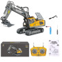 1:20 Toy Remote Control Excavator 2.4G Remote Control Toy Engineering Vehicle Can Dig Sand 11 Functions Children's Gift