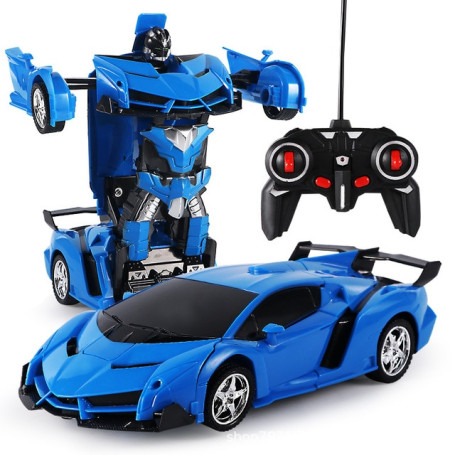 New 2 in 1 RC Car Toy Transformation Robots Car Driving Vehicle Sports Cars Models Remote Control Car