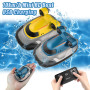 Mini RC Boat 10km/h Radio Remote Controlled High Speed Ship Waterproof Diving Toy Simulation Model Summer Water Toys for Kids