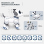 Funny RC Robot Electronic Stunt Dog Voice Command Programmable Touch-sense Music Song Robot Dog for Children's Toys