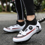 Men Women Professional Road Mountain Cycling Shoes Self-Locking MTB Shoes Outdoor Non-Slip Bike Boots Breathable Bicycle Cleats