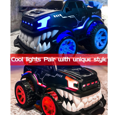 85J RC Car 360° Spin Dancing Toy With LED Light Stunt Remote Control Cars Drift Monster Truck