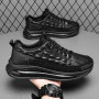 luxury men's lace-up fall sneakers running sport shoes 1229
