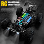 70KM/H Or 50KM/H 4WD RC Car With LED Remote Control Cars High Speed Drift Monster Truck