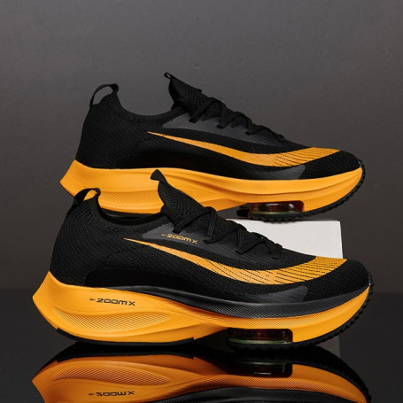 Fashion Men's Sneakers Lace Up Round Toe Cushioning Running Shoes for Woman Trainer Race Breathable Couple Tenis Shose