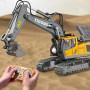 toys Alloy 2.4G Rc Car / Excavator / Dump Truck / Bulldozers 11 Channels With Led Lights Engineering Car Children Electric Toy