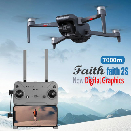 2S GPS Drone 4K Professional HD Dual Camera 3-Axis Gimbal Digital Graphics 7000M Brushless Quadcopter