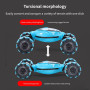 New 4WD 1:16 Stunt RC Car With LED Light Gesture Induction Deformation Twist Climbing Radio Controlled Car Electronic Toys