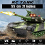 55/44CM Big RC Tank Battle World War machine for Radio-controlled Tanks on Radio Control Military Car Army Truck Boy Toys Kid