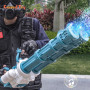 Large Double-Tube Bubble Machine Gun Blowing Soap Bubble Maker Toy Automatic Summer Outdoor Water Toy for Children Birthday Gift