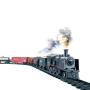 Electric Smoke Simulation Classical Steam Train Track Toy Trains Model Kids Truck for Boys Railway