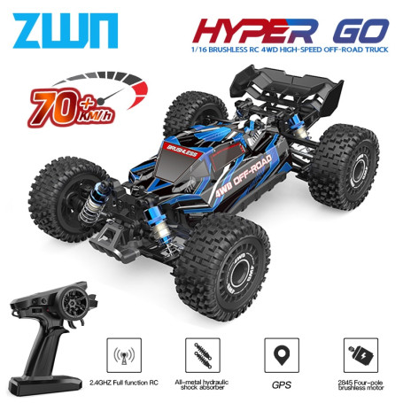 16207 70KM/H Brushless RC Car 4WD Electric High Speed Off-Road Remote Control Drift Monster Truck