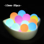 Lofca Luminous Beads 12mm 20pcs Silicone Loose Glow In The Dark Marking DIY Necklace BPA Free For Pacifier Gift Accessories