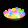 Lofca Luminous Beads 12mm 20pcs Silicone Loose Glow In The Dark Marking DIY Necklace BPA Free For Pacifier Gift Accessories