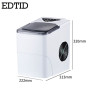 Portable Automatic electric ice Maker Household mini square shape ice making machine 15kg/24H home family small bar coffee shop