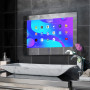 22 Inch Bathroom TV Mirror IP66 Waterproof, Built-in Smart Android 11 System 5G Wi-Fi Bluetooth