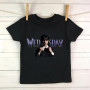 90s Pink Tshirt Wednesday Addams Children T-Shirt I Hate People Clothes Kid Girl Boy Nevermore Academy T Shirt Baby Casual Top