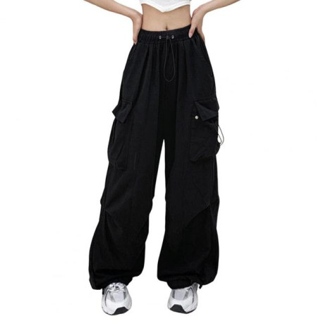 Y2K Women Streetwear Techwear Cargo Korean Harajuku Parachute Track Pants Men Tech Sweatpants Wide Leg Joggers Trousers Clothes