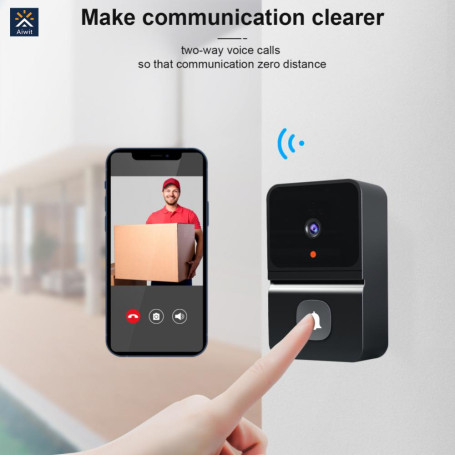 Wireless Doorbell WiFi Outdoor HD Camera Security Door Bell Night Vision Video Intercom Voice Change For Home Monitor Door Phone