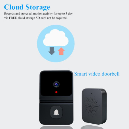 Wireless Doorbell WiFi Outdoor HD Camera Security Door Bell Night Vision Video Intercom Voice Change For Home Monitor Door Phone