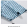 Casual Short Sleeve Shirts for Men Solid Color Stripe Plaid Shirts for Men Short Sleeves Slim Fit 100% Cotton Fitting Oxford