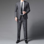 Boutique S-7XL (suit Jacket + Trousers) Men's British Casual Elegant Senior Simple Business Fashion Gentleman Slim Suit 2 Pieces