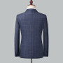 High-quality (Blazer + Trousers) Men's British Style Business Casual Elegant Fashion Simple Gentleman Best Man Suit 2 Piece Suit