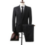 Boutique New (Blazer + Trousers) Men's Suit Fashion Business Italian Style Elegant Dress Slim Gentleman Formal 2-piece Suit 2022