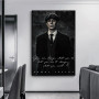 Peaky Blinders Tommy Shelby TV Drama Painting Poster Printmaking HD Pictures Printed on Canvas Used for Room Home Decor Wall Art