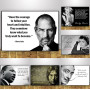 Vintage Jobs Motivational Quote Poster and Prints Modern Famous Figure Portrait Painting Wall Art Picture Home Decor