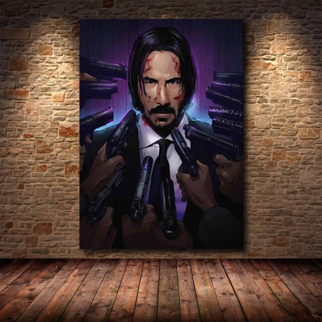 Movie Figure Canvas Painting John Wick Pictures Wall Art Prints and Posters for Living Room Modern Home Wall Art  Decor Cuadros