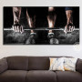 Weightlifting Man Gym Sports Fitness Poster and Prints Canvas Painting Bodybuilding Wall Art Picture Gym Decoration Home Decor