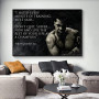 Motivational Posters Muhammad Ali Canvas Paintings Inspirational Quotes Posters and Print Wall Art Picture for Living Room Decor