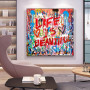 Street Graffiti Wall Art Canvas Painting Abstract Pop Poster And Prints Follow Your Dreams Modern Home Decor Pictures Frameless
