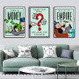 Monopoly Time Is Money Picture Decoration Mural Inspirational Poster Canvas Painting and Room Wall Art Prints Modern Home Decor