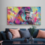 Funny Smoking Orangutan Graffiti Canvas Paintings Wall Art Posters And Prints Modern Animals Wall Art Canvas Pictures Room Decor