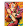Sexy Girl Boom Breast Canvas Painting Abstract Pop Art  Beauty Posters Prints Cartoon Character Home Decor Wall Hanging Picture