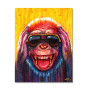 Cool Animals Canvas Painting Funny Monkey Posters and Print Abstract Modern Wall Art Picture for Living Room Home Decor Unframed
