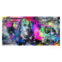 Design Money Wall Art Burning US Dollar Canvas Painting Creative 100 Dollars Poster And Picture Living Room Wall Decor Painting