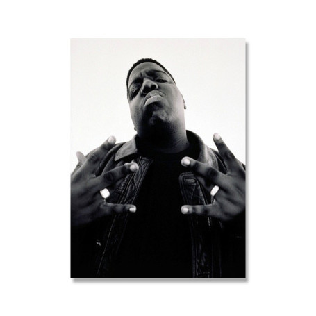 Biggie Smalls The Notorious B.I.G. Hip-Hop Music Canvas Painting Art On Wall Decor Poster And Prints Portrait Picture Decoration