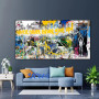 Street Art Never Give Up Graffiti Painting Canvas Posters and Prints Modern Pop Art Decoration Living Room Home Decor