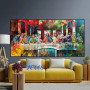 Street Art Never Give Up Graffiti Painting Canvas Posters and Prints Modern Pop Art Decoration Living Room Home Decor