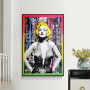 Street Graffiti Pop Art Banksy Canvas Painting Print Mona Lisa Poster Home Decor Wall Art Picture For Living Room Frameless