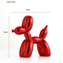 Nordic Resin Plating Balloon Dog Animal Ornaments Crafts Home Desktop Decoration Modern Fashion Luxury Dog Sculpture Room Decor