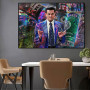 The Wolf of Wall Street Art Graffiti Posters and Prints Canvas Painting American Express Financial Bank Card Pictures Room Decor